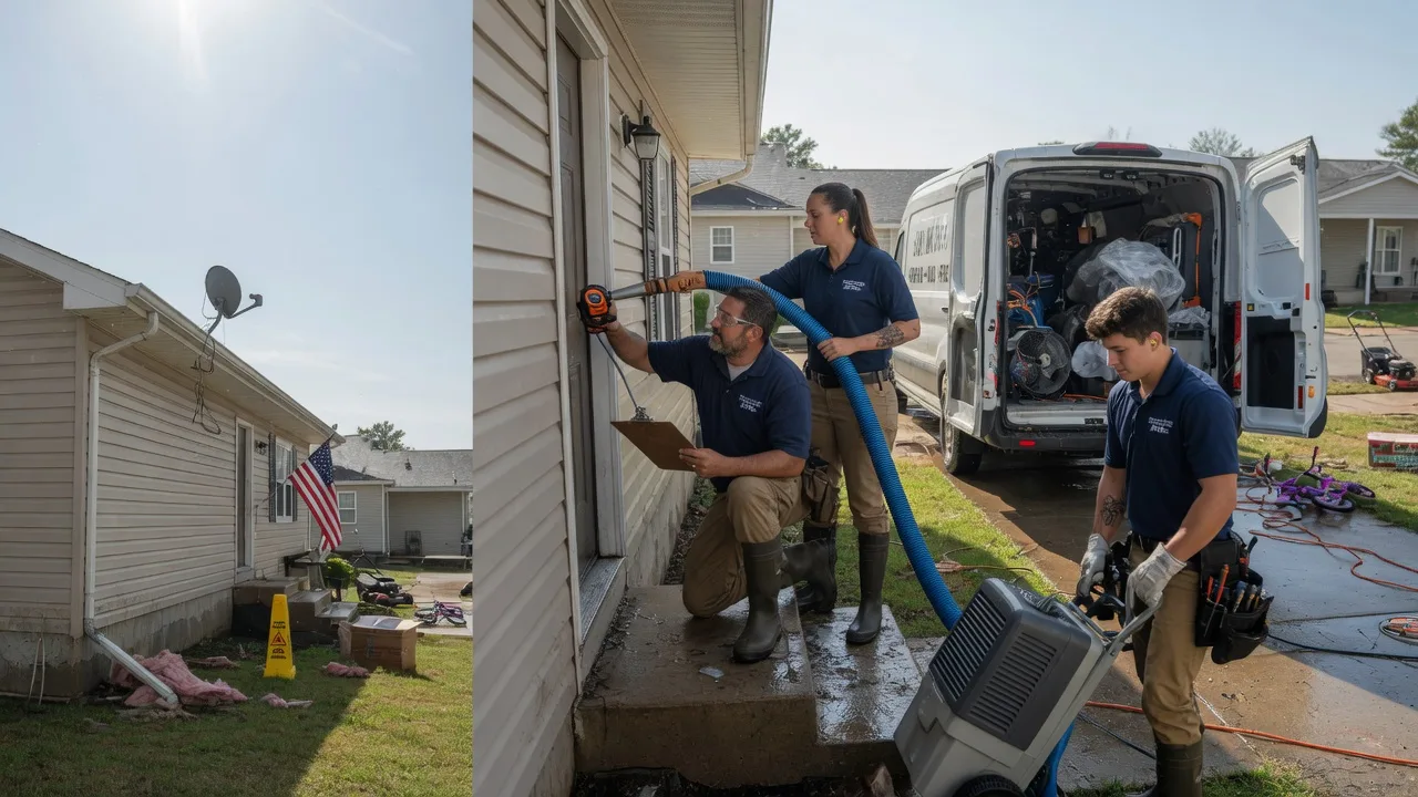 Ceiling Water Damage Restoration in Lennon, MI near me
